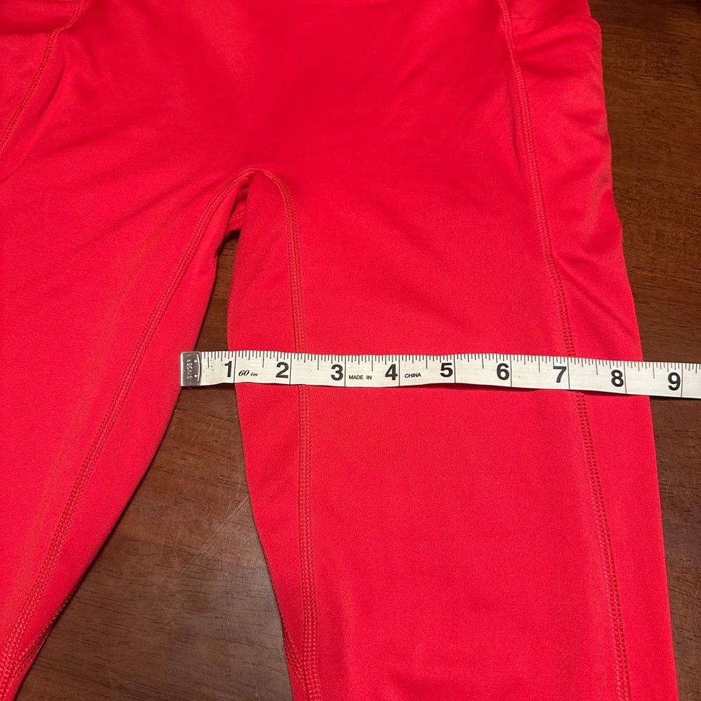 All in Motion Red High Rise Leggings Size S - Picture 4 of 7